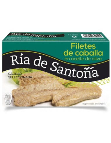 Caballa en aceite de oliva 125g. Ria de Santoña Caballa en aceite de oliva 125g. Ria de Santoña