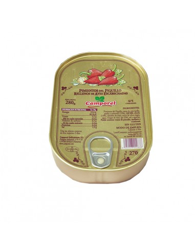 Camporel - Pimientos del piquillo rellenos de aves escabechadas