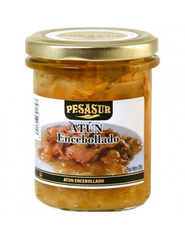 Atún encebollado (tarro)