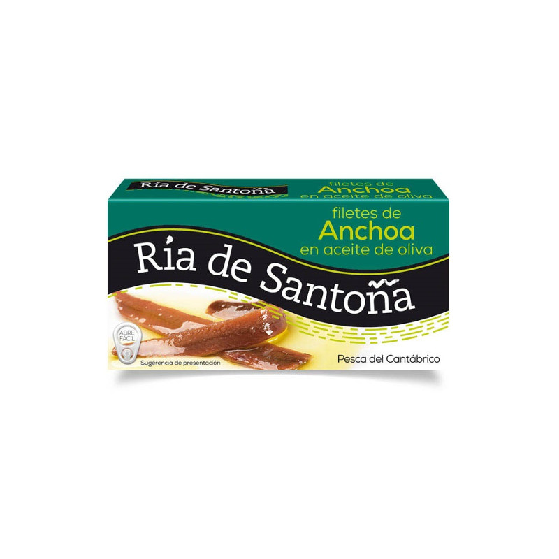 Filetes de Anchoa en Aceite de Oliva Ría de Santoña. Filetes de Anchoa en Aceite de Oliva Ría de Santoña.