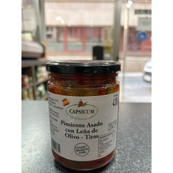 PIMIENTO ASADO CON LEÑA DE OLIVO