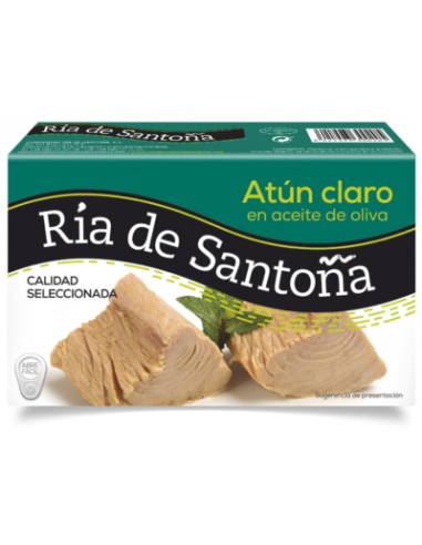 Atún claro en aceite de oliva Ria de Santoña 120gr Atún claro en aceite de oliva Ria de Santoña 120gr