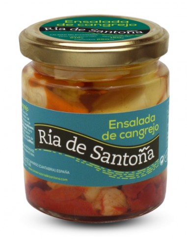 Ensalada de cangrejo Ria de Santoña 220gr Ensalada de cangrejo Ria de Santoña 220gr